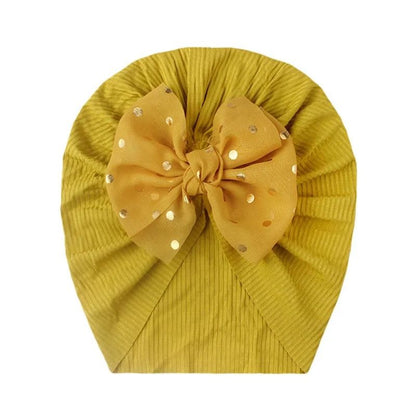 Lovely Shiny Bowknot Baby Hat 5