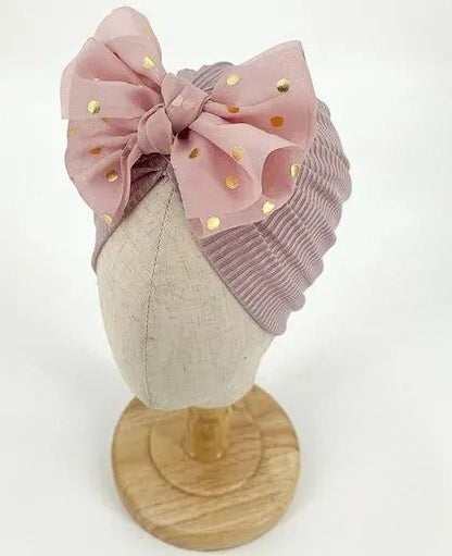 Lovely Shiny Bowknot Baby Hat 6