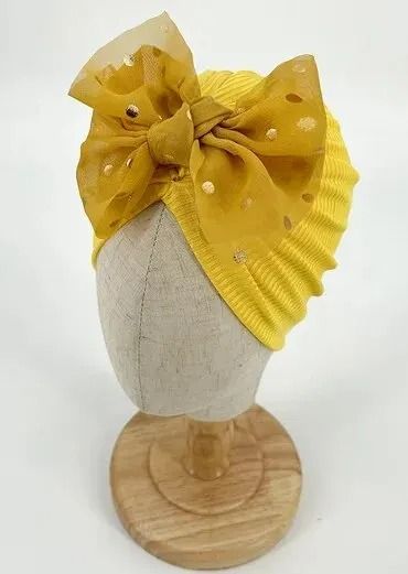 Lovely Shiny Bowknot Baby Hat 7