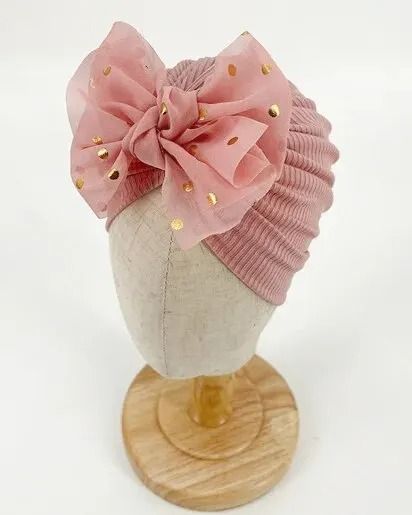 Lovely Shiny Bowknot Baby Hat 8