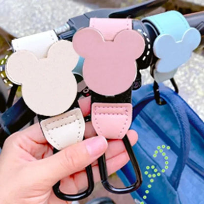 PU Leather Stroller Hook Clips 1