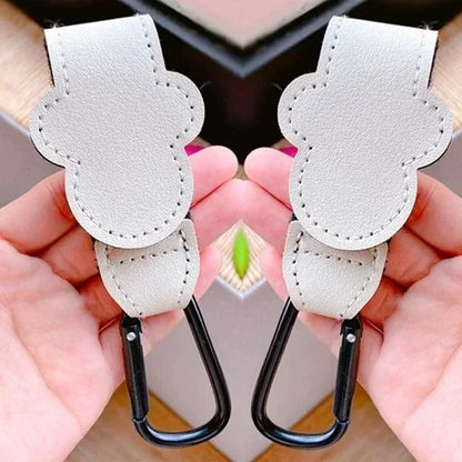 PU Leather Stroller Hook Clips 11