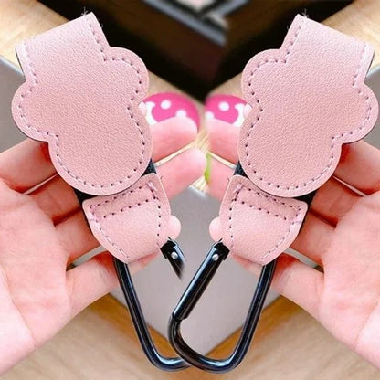 PU Leather Stroller Hook Clips 14