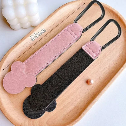 PU Leather Stroller Hook Clips 3