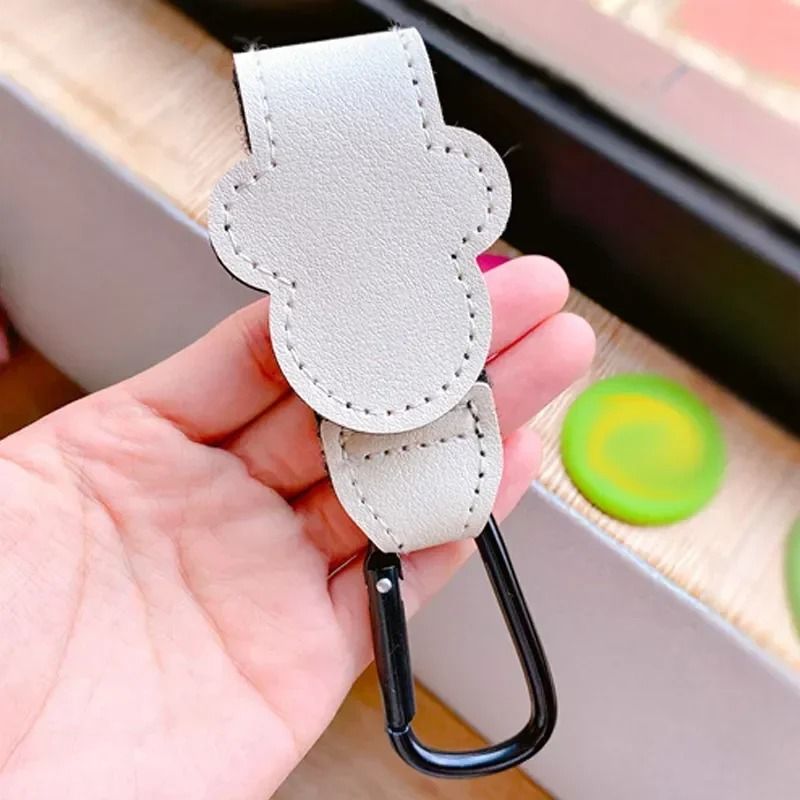 PU Leather Stroller Hook Clips 7