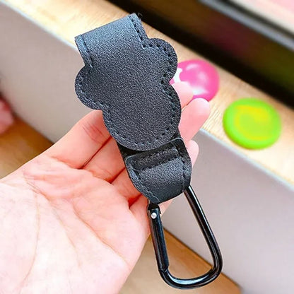 PU Leather Stroller Hook Clips 8