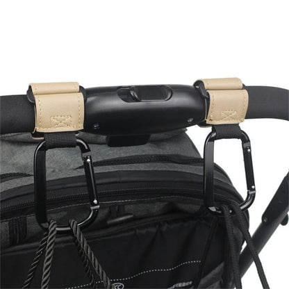 Stroller Hook With PU Leather Strap 1