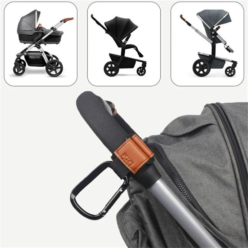 Stroller Hook With PU Leather Strap 5