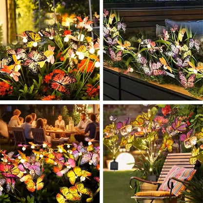 Solar LED Butterfly Flower Light 4