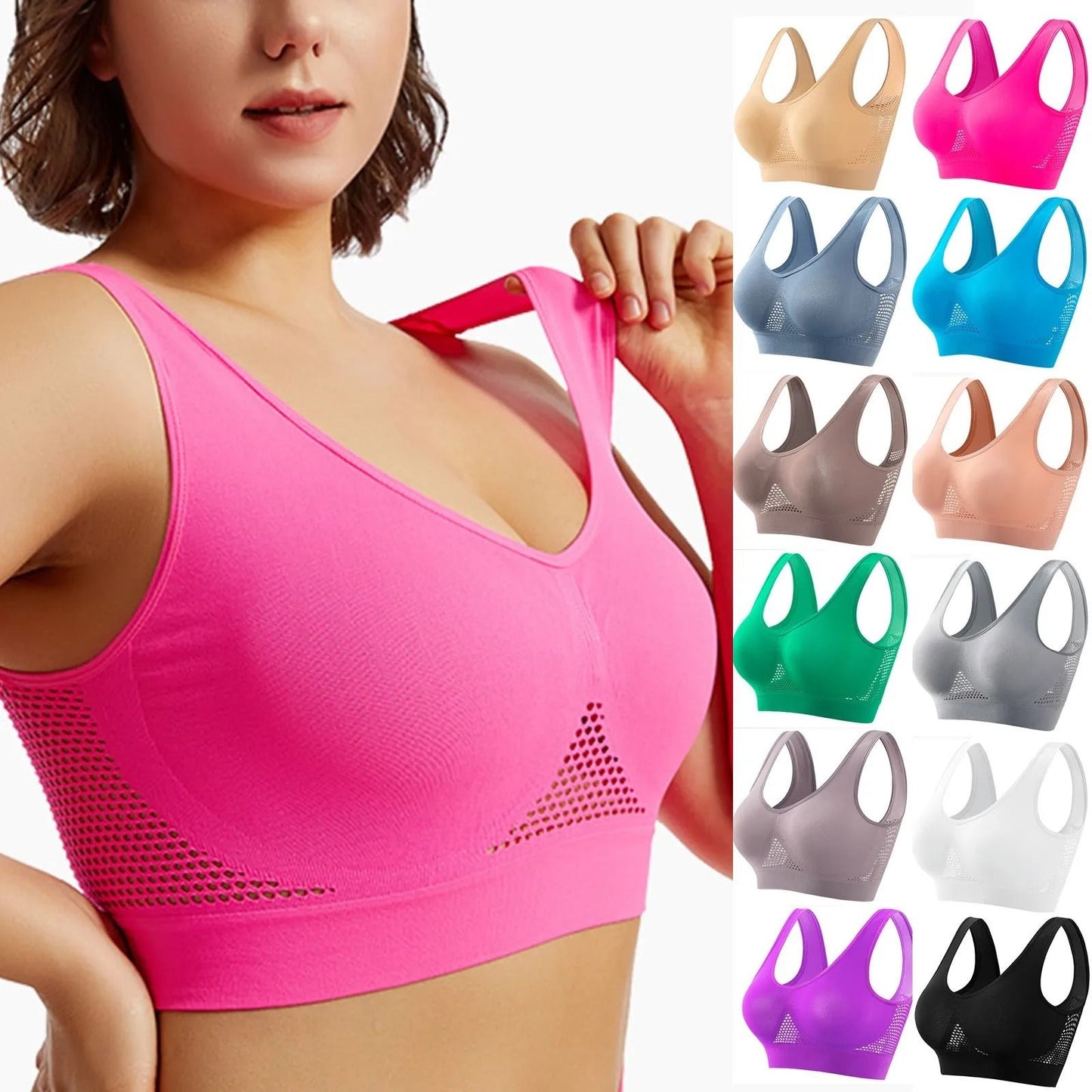 Beautiful Back Sports Bra with Soft Support