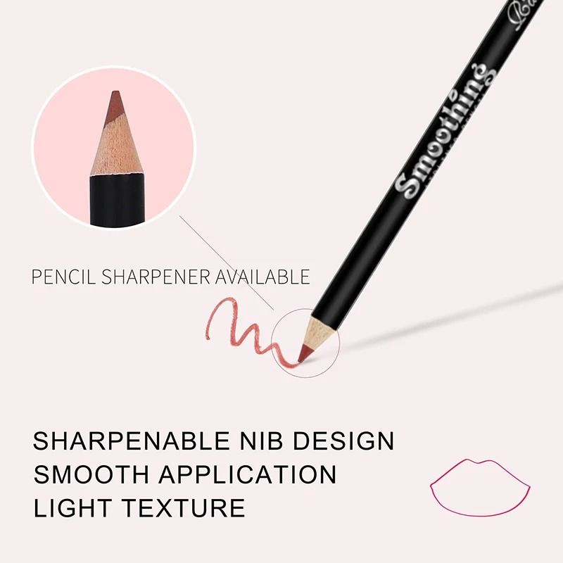 Long Lasting Lip Liner And Matte Lipstick Set 2