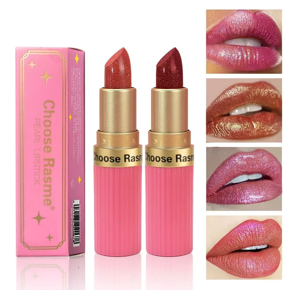 Pearlescent Matte Glitter Lipstick 4