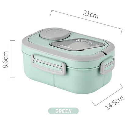 Portable Wheat Straw Bento Lunch Box With Handle 9