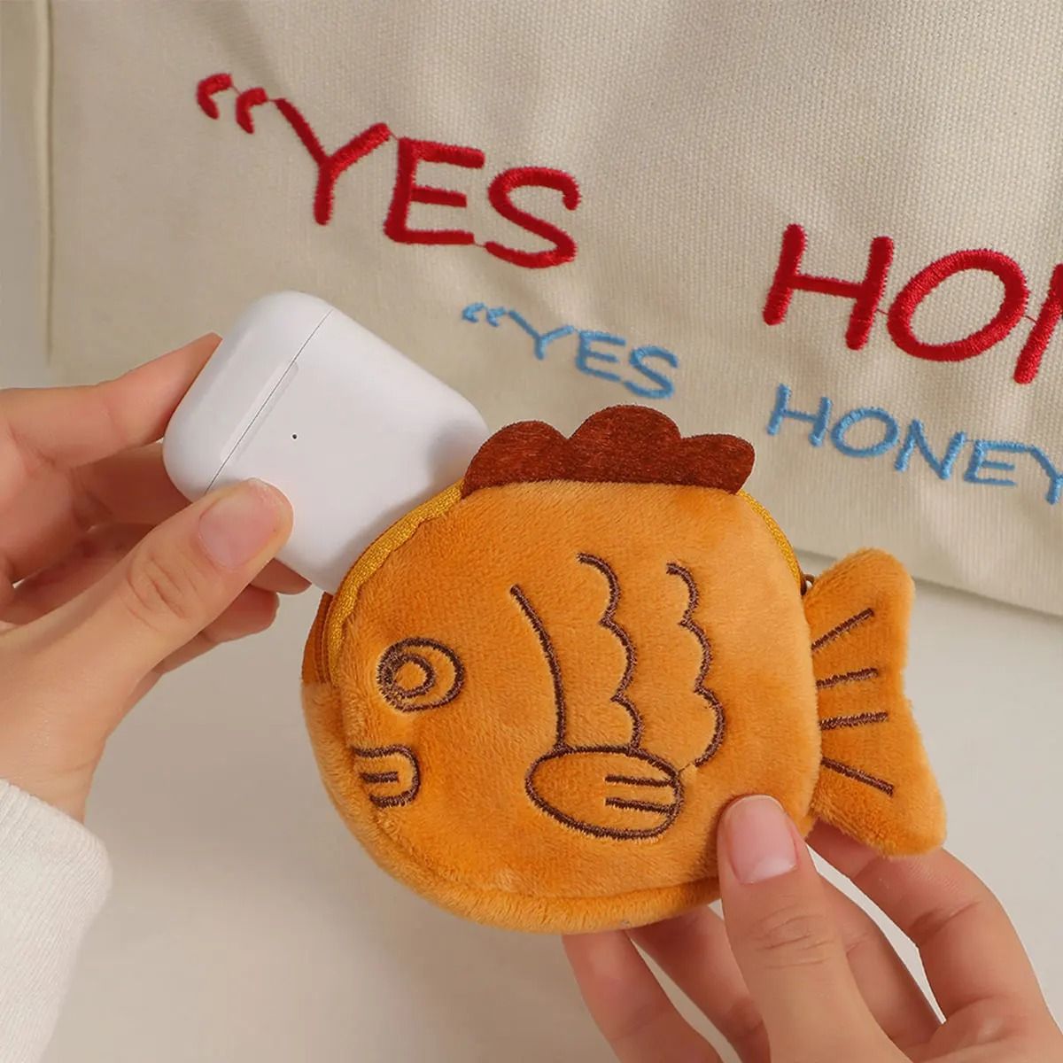 Cute Plush Fish Coin Purse 4