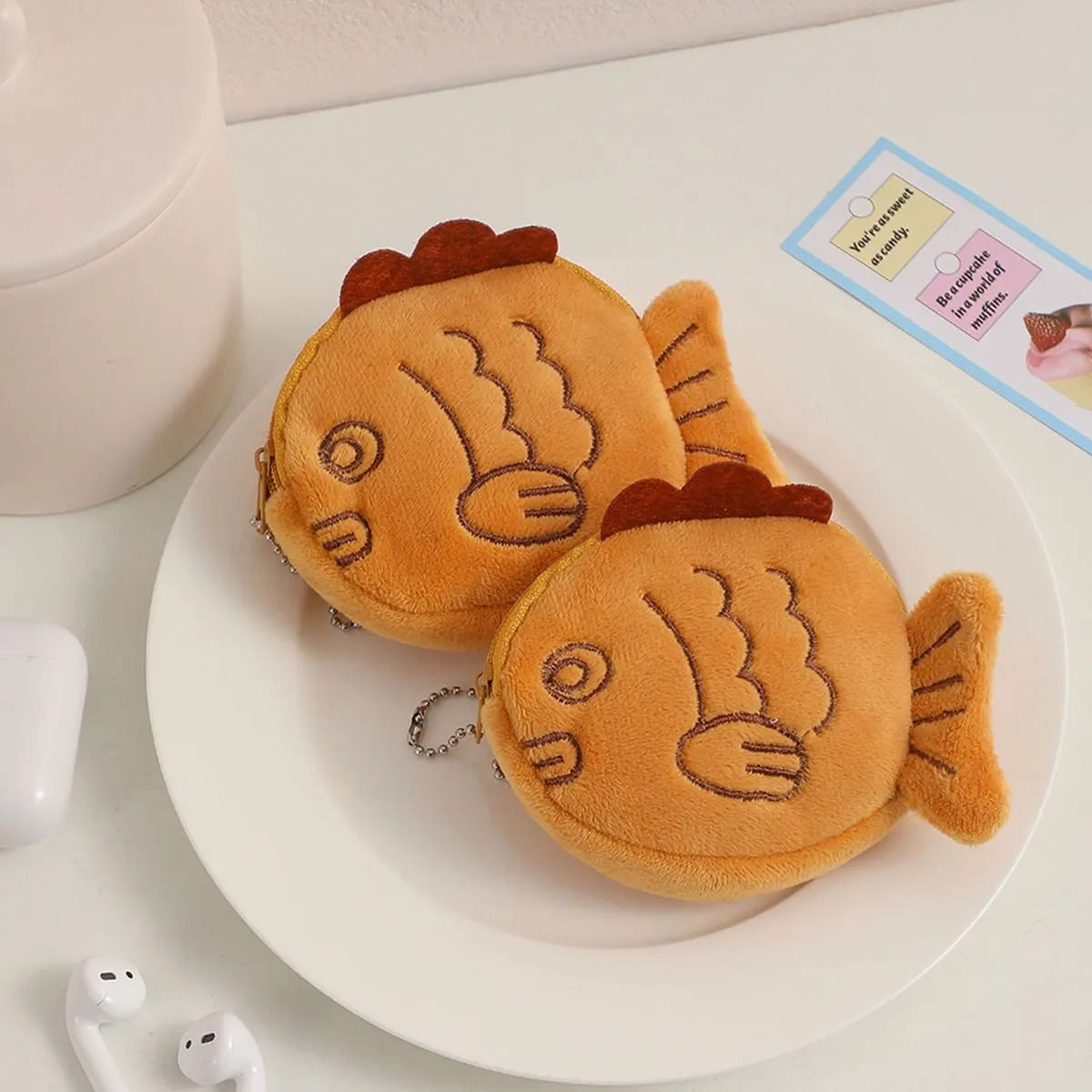 Cute Plush Fish Coin Purse 5