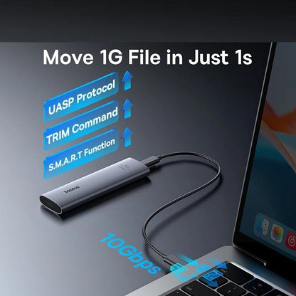 High Speed External SSD Enclosure With Fast Transfer Performance