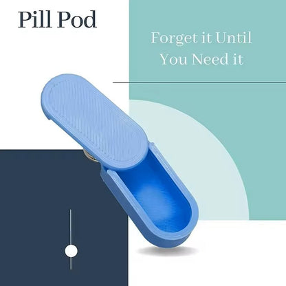 Mini Waterproof Pocket Pill Box Keychain Compact EDC Medicine  Emergency Capsule Holder 4
