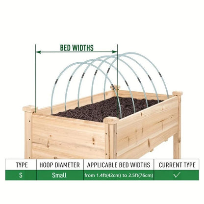 Garden Fiberglass Hoops Set For Grow Tunnels And Greenhouse Support Frames 2