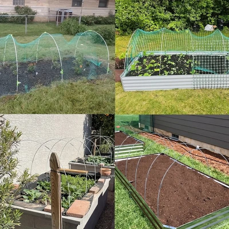 Garden Fiberglass Hoops Set For Grow Tunnels And Greenhouse Support Frames 5