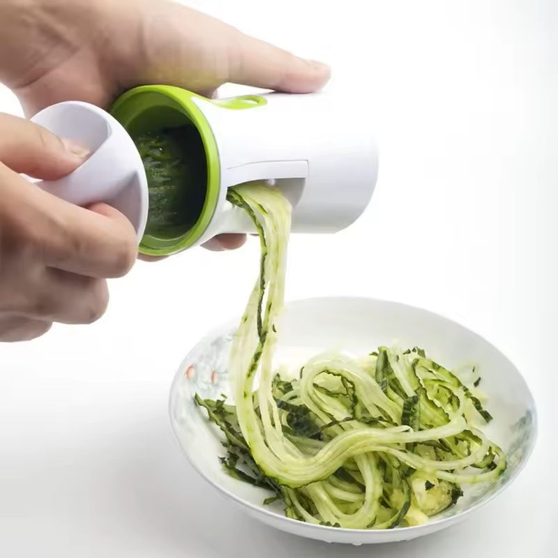 Heavy Duty Vegetable Spiralizer & Zucchini Noodle Maker 4-Blade Veggie Pasta & Spaghetti Slicer
