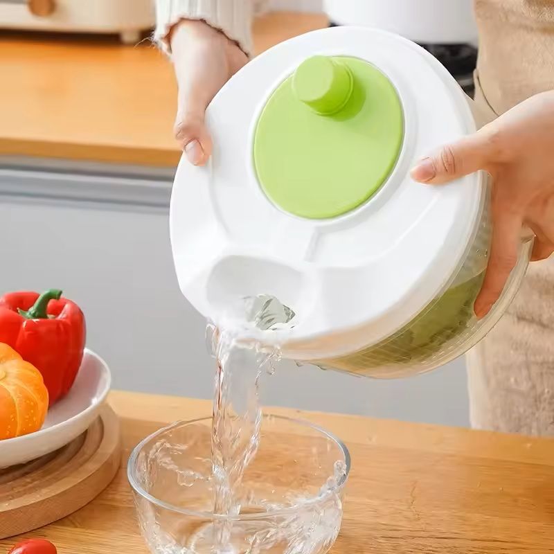 Heavy Duty Salad Spinner  Vegetable  Lettuce Washer  Dryer For Crisp Dry Greens 2
