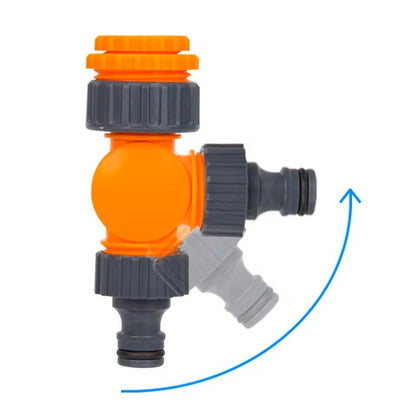 Plastic 12Inch Faucet To Garden Hose QuickConnect Adapter Watering  Irrigation Connector 1