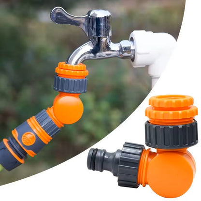 Plastic 12Inch Faucet To Garden Hose QuickConnect Adapter Watering  Irrigation Connector 2
