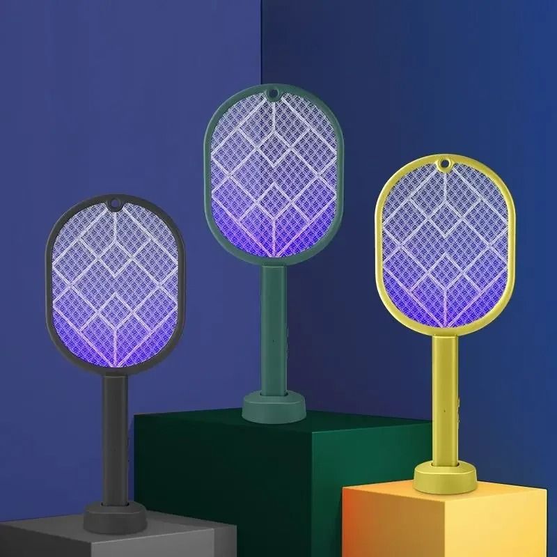 USB Rechargeable Electric Mosquito Swatter and Mosquito Killer Lamp Two in One