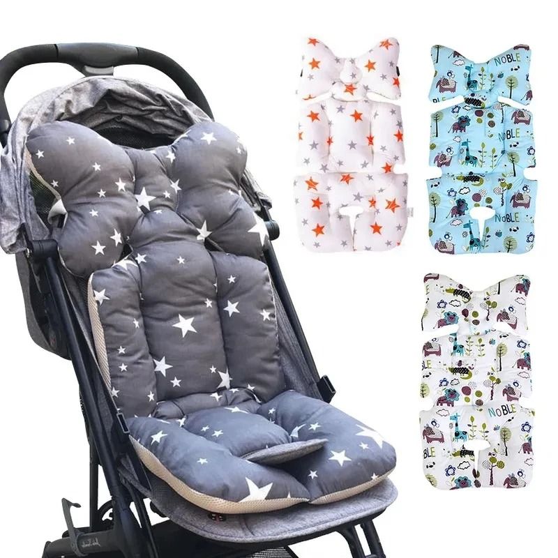 Universal Cotton Baby Stroller and High Chair Cushion Liner