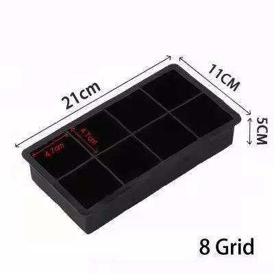 14Grid Silicone Ice Cube Tray Mold Reusable Flexible NonToxic Ice Cube Maker For Home  Bar Use 1