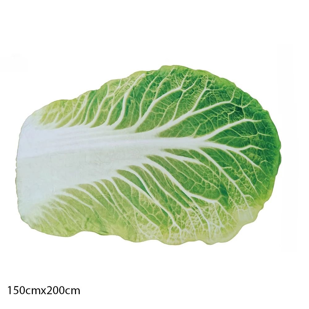 Double Sided Flannel Cabbage Blanket 5