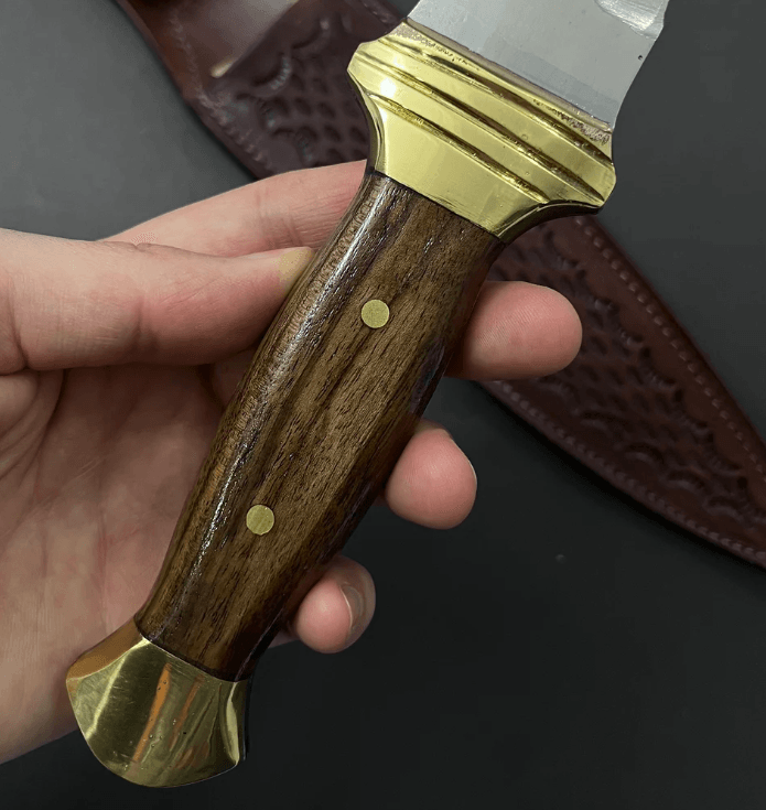 buynow double edged stainless steel dagger with sheath