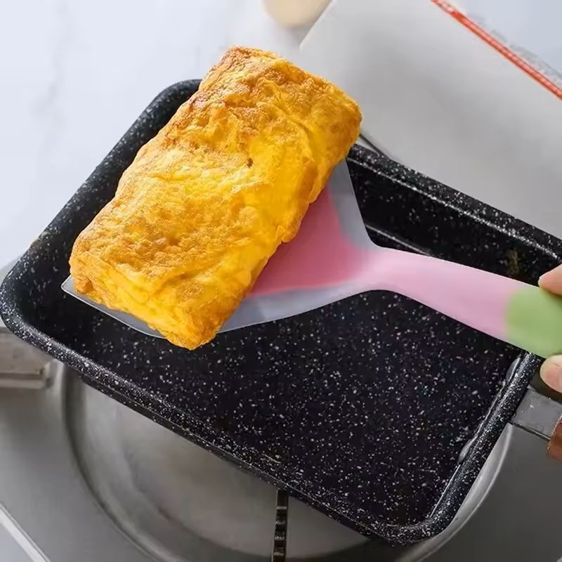 RandomColor Silicone Kitchen Spatula HeatResistant Cooking  Baking Utensil For Eggs Pizza  Meat 2