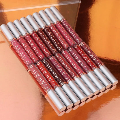6 Color Matte Liquid Lip Gloss Set Long Lasting Waterproof 4