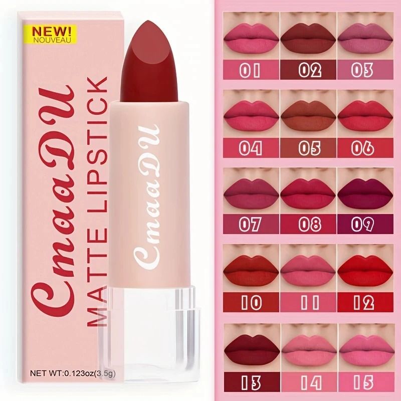 Velvet Matte Lipstick Long Lasting Waterproof Non Stick