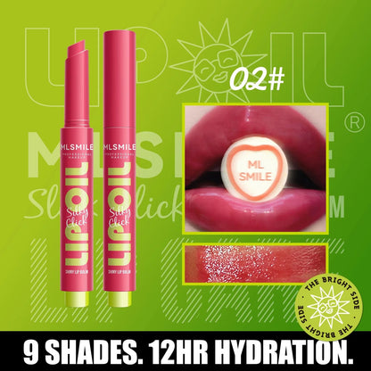 Silky Click Lip Care Hydrating Solid Lip Gloss With Mirror Shine 10