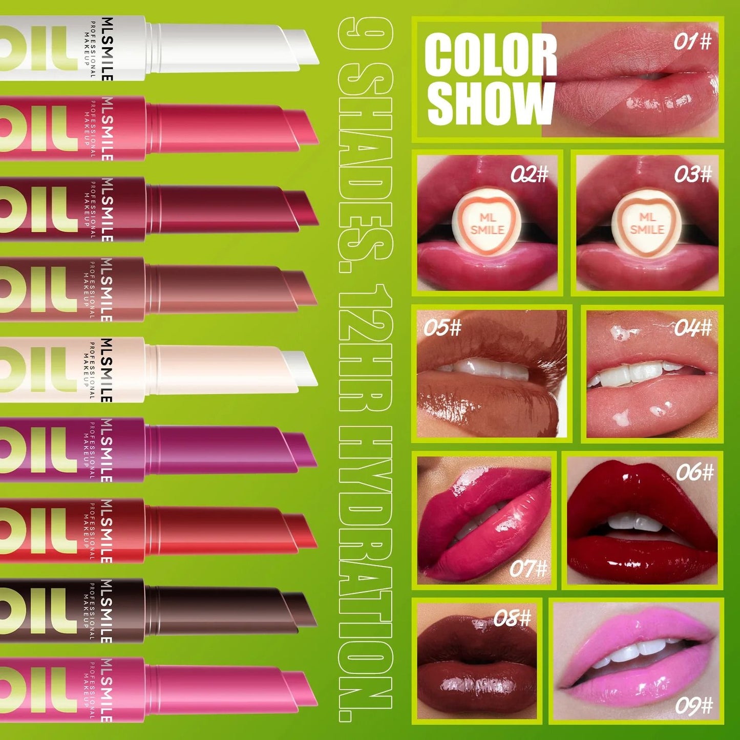 Silky Click Lip Care Hydrating Solid Lip Gloss With Mirror Shine 1