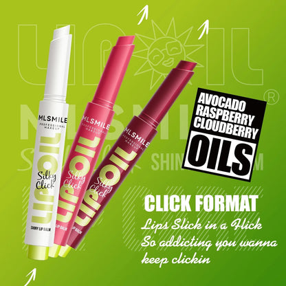 Silky Click Lip Care Hydrating Solid Lip Gloss With Mirror Shine 4