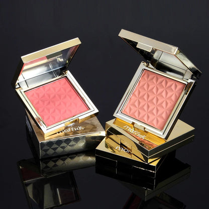 Gold Relief Blush Palette Long Lasting Nude And Pink Shades 3