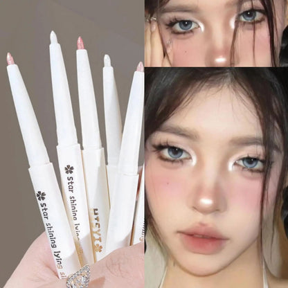 Diamond White Eyelid Highlighter Pen Glitter Eyeshadow Stick