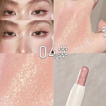 Diamond White Eyelid Highlighter Pen Glitter Eyeshadow Stick 9