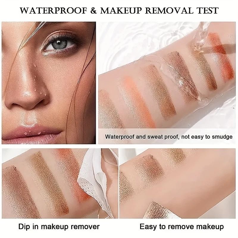 Two Color Gradient Eyeshadow Stick Long Lasting Natural Finish 4