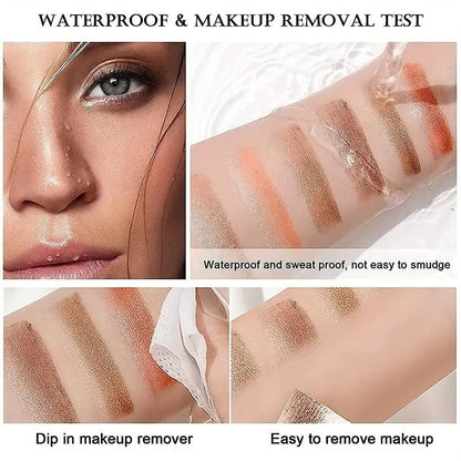 Two Color Gradient Eyeshadow Stick Long Lasting Natural Finish 4