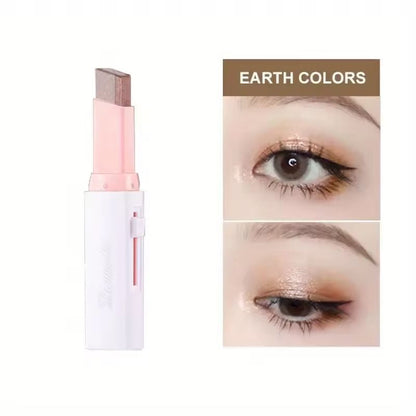 Two Color Gradient Eyeshadow Stick Long Lasting Natural Finish 6