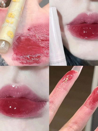 Honey Lipstick Moisturizing Mirror Gloss Jelly Lip Pen 9