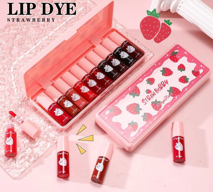 10 Pack Lip Stain Set Long Lasting Water Tint Lip Color 2