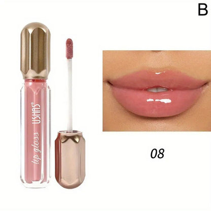 Mirror Pearl Lip Gloss Waterproof Long Lasting Shine 8