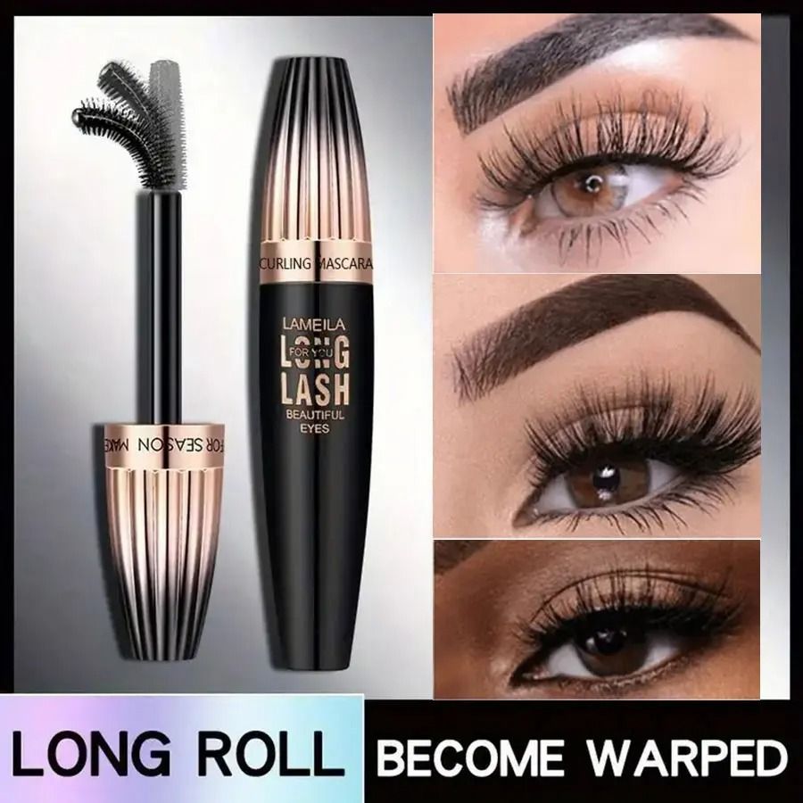 4D Waterproof Mascara Thick Long Curling Smudge Proof 5