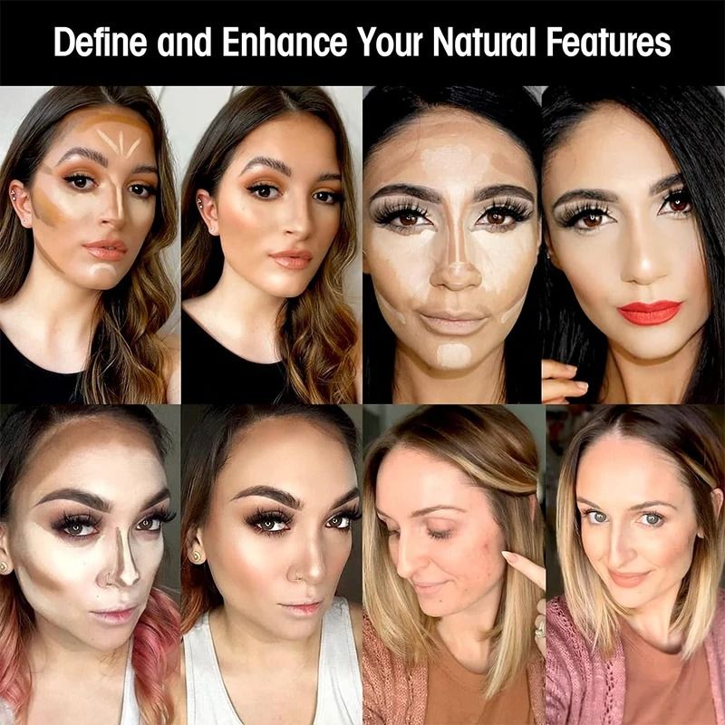 10 Color Concealer Palette Full Coverage Matte Cream 5