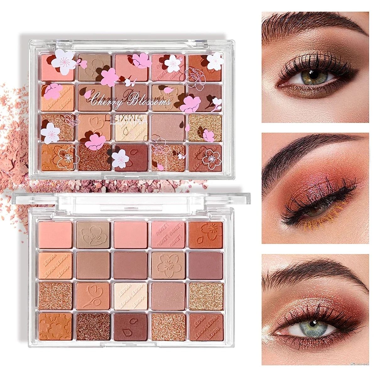 20 Color Eyeshadow Palette Matte And Shimmer Long Lasting 5